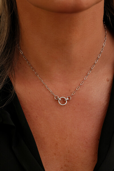 Foto Colar Elos Moissanite