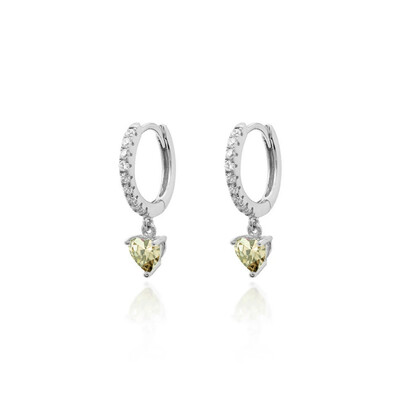 Foto Argola Heart Yellow Fancy