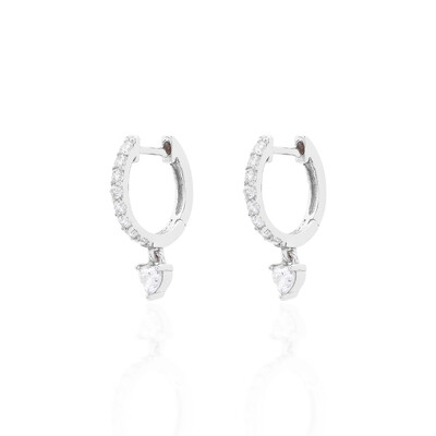 Foto Argola Heart Essence Moissanite