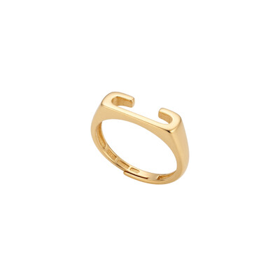 Foto Anel Signature Dourado
