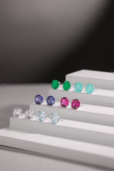 FotoBrinco Solitário Esmeralda