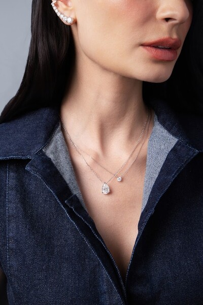 FotoColar Gota Moissanite