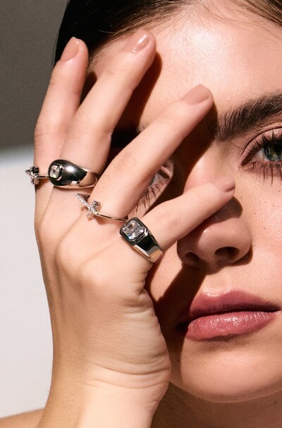 FotoAnel Cruz Moissanite