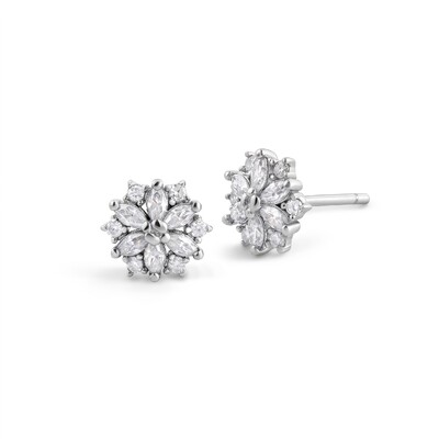 Foto Brinco Jasmin Moissanite