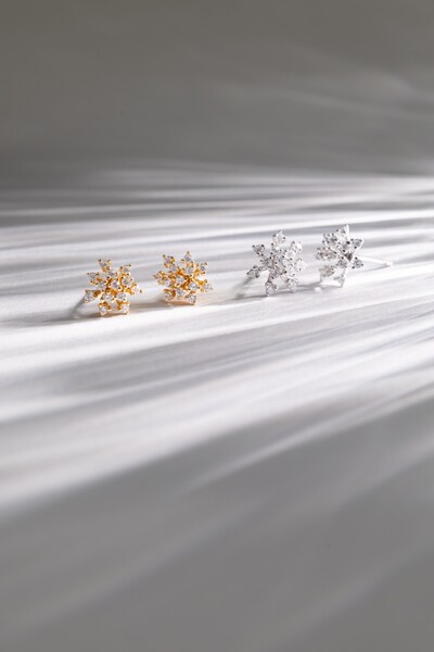 Foto Brinco Snowflake