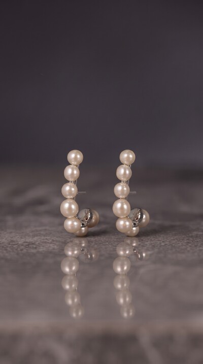 Foto Ear Hook Pearl Amour