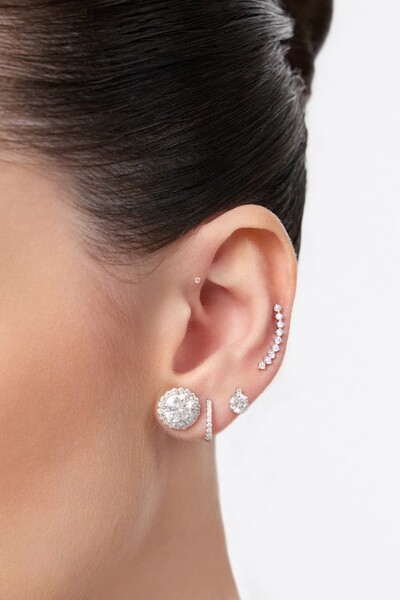 Foto Argola Andy Moissanite M