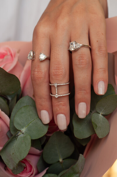 FotoAnel Angles Moissanite