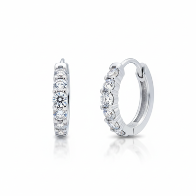 Foto Argola Aster Moissanite