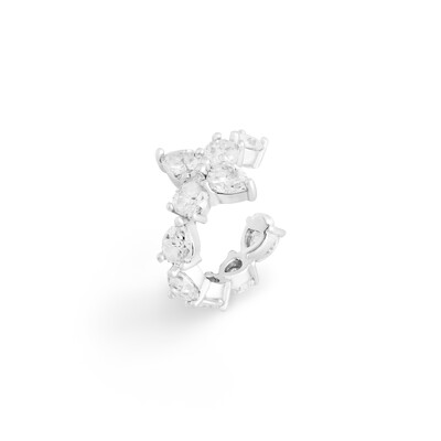 Foto Fake Piercing Gotas Moissanite