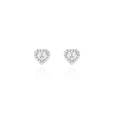 Foto Brinco Heart Moissanite
