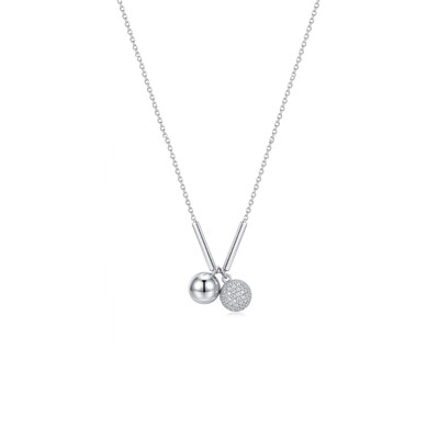 Foto Colar Twin Moissanite