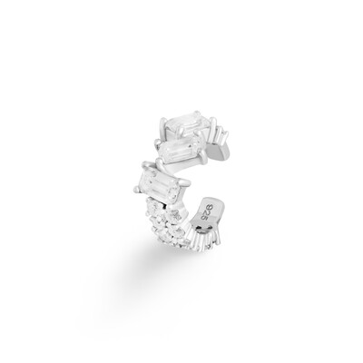 Foto Fake Piercing Baguete Moissanite