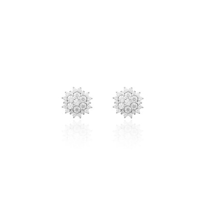Foto Brinco Daisy P Moissanite