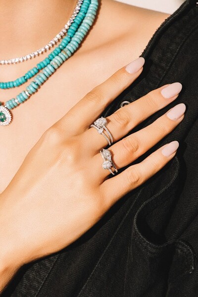 FotoAnel Suspiro Moissanite