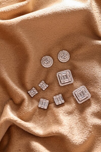 FotoBrinco Retângulo Baguetado Quatro Pontos de Luz