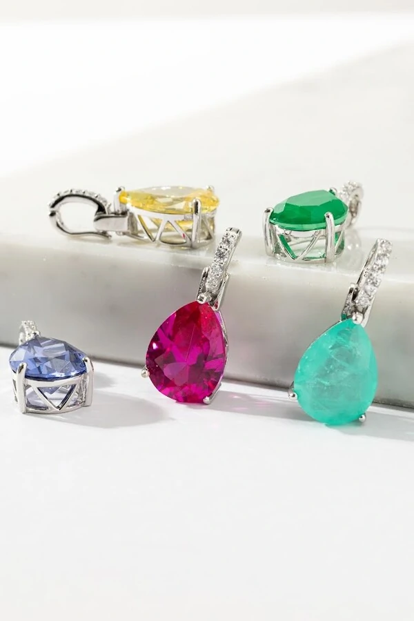 Pingente Gota Tanzanita