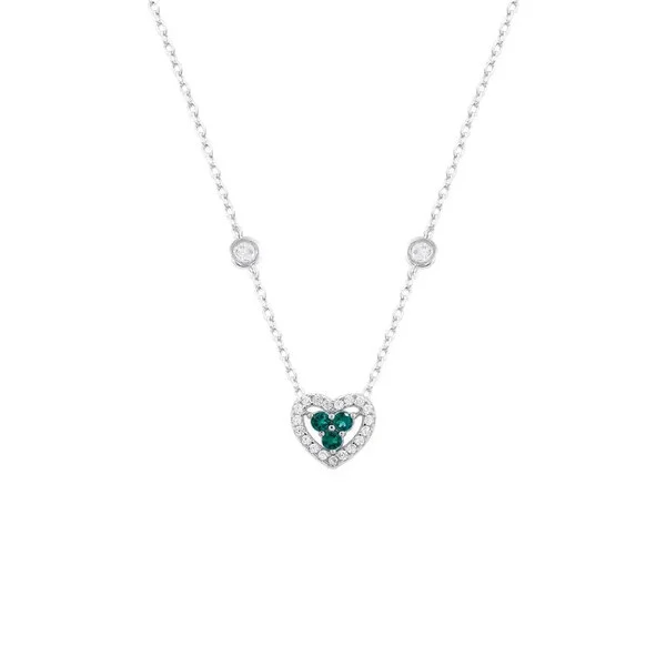 Colar Green Heart