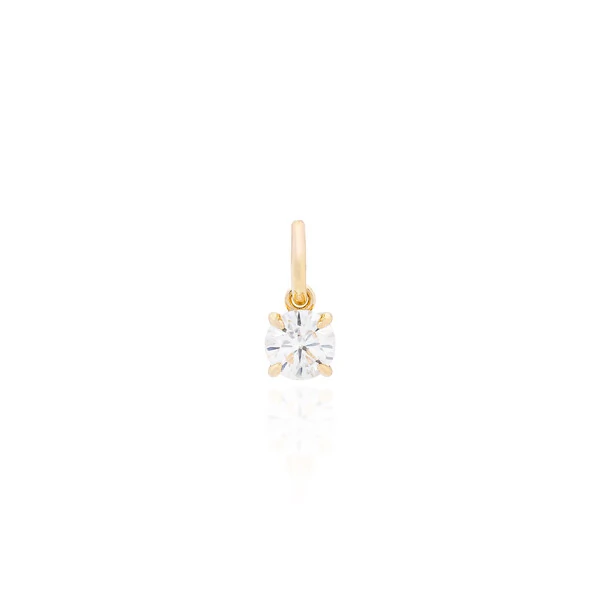 Pingente Solitário Moissanite