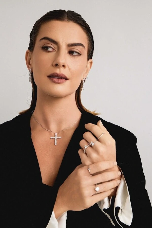 Anel Cruz Dourado