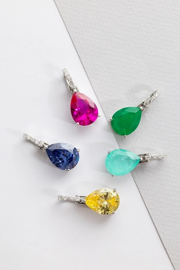 Pingente Gota Tanzanita