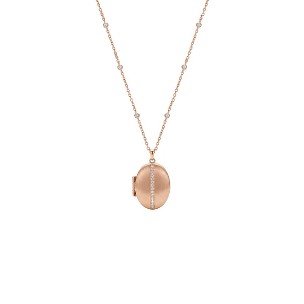 Colar Relicário Moissanite