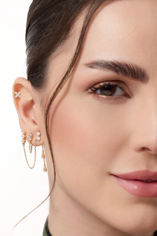 Brinco Nancy Moissanite