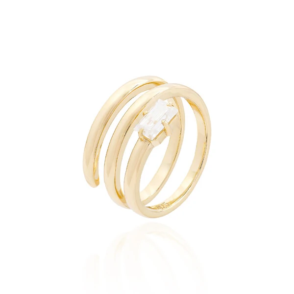 Anel Basket Moissanite