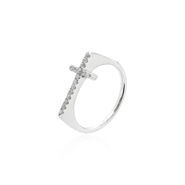 Anel Cruz Moissanite