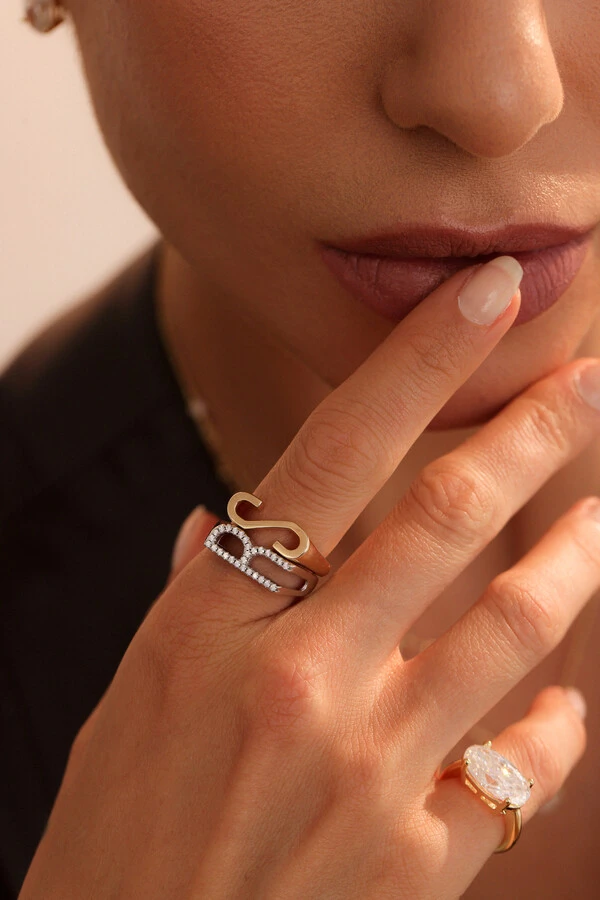Anel Signature Dourado