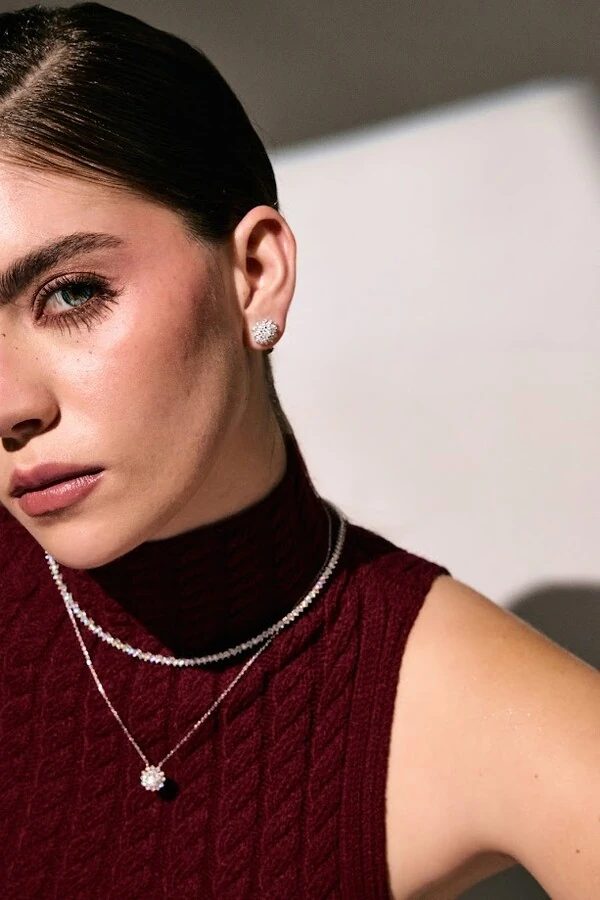 Brinco Explosion Moissanite