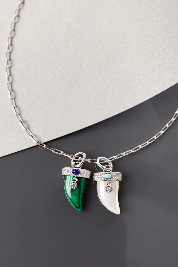 Pingente Dente de Leão Madre Pérola