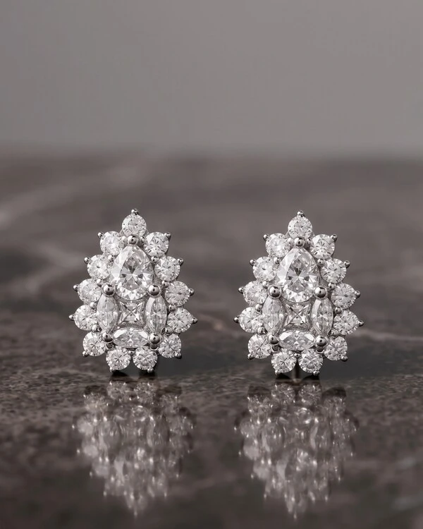 Brinco Mandy Gota Illusion Moissanite