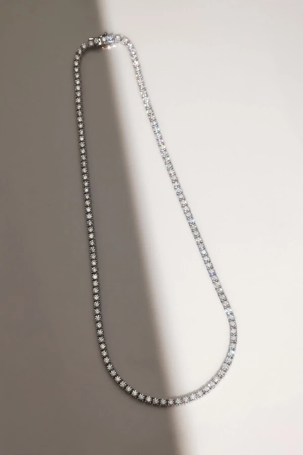 Colar Riviera Moissanite