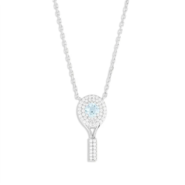 Colar Le Match Topázio Sky & Moissanite