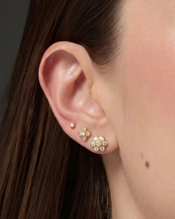 Brinco Belle Moissanite
