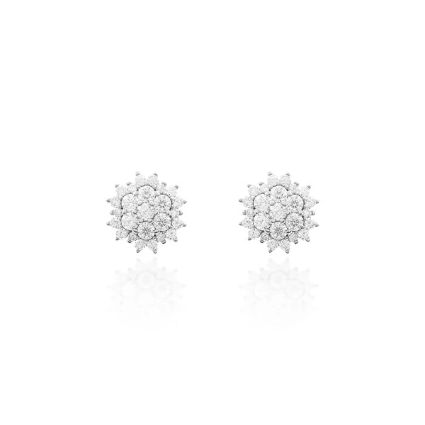 Brinco Daisy Moissanite