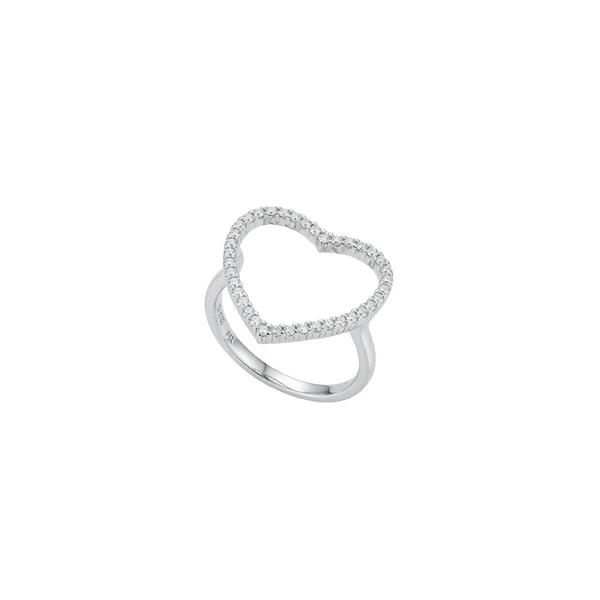 Anel La Vie en Coeur Moissanite