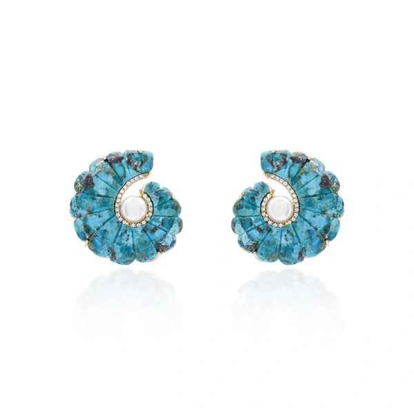 Brinco Santorini Turquesa