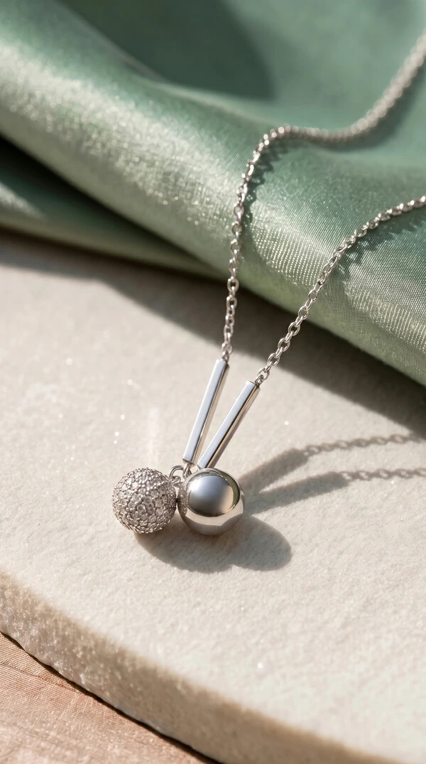 Colar Twin Moissanite