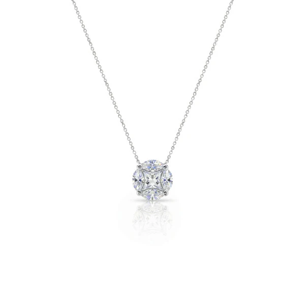 Colar Illusion Moissanite P