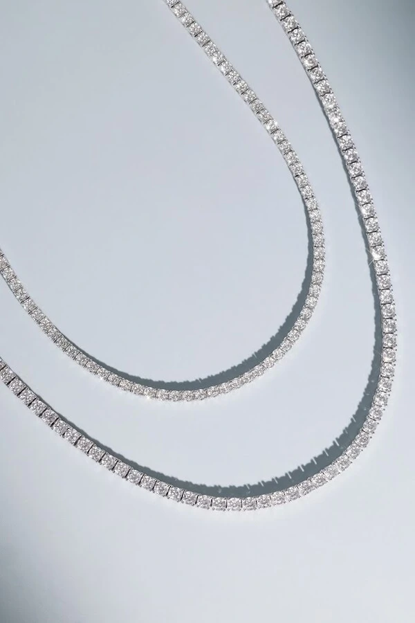 Colar Riviera Moissanite 2,5mm 40cm