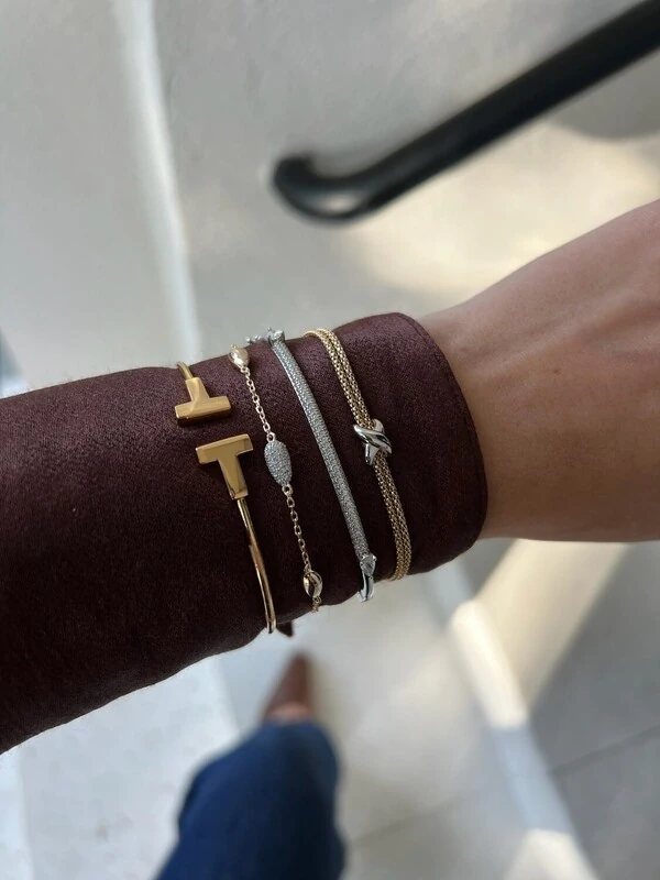 Bracelete T Liso