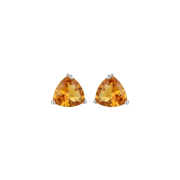 Brinco Triangular Amber