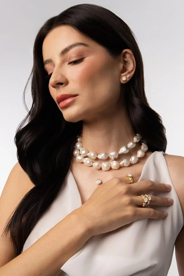 Brinco Verso Moissanite