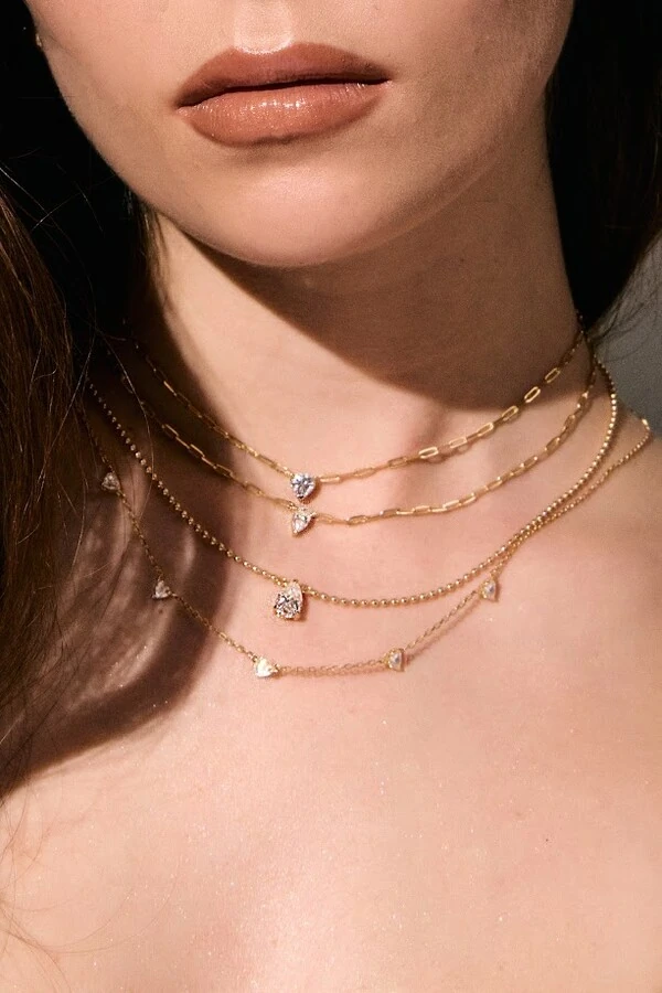 Colar Lover Moissanite