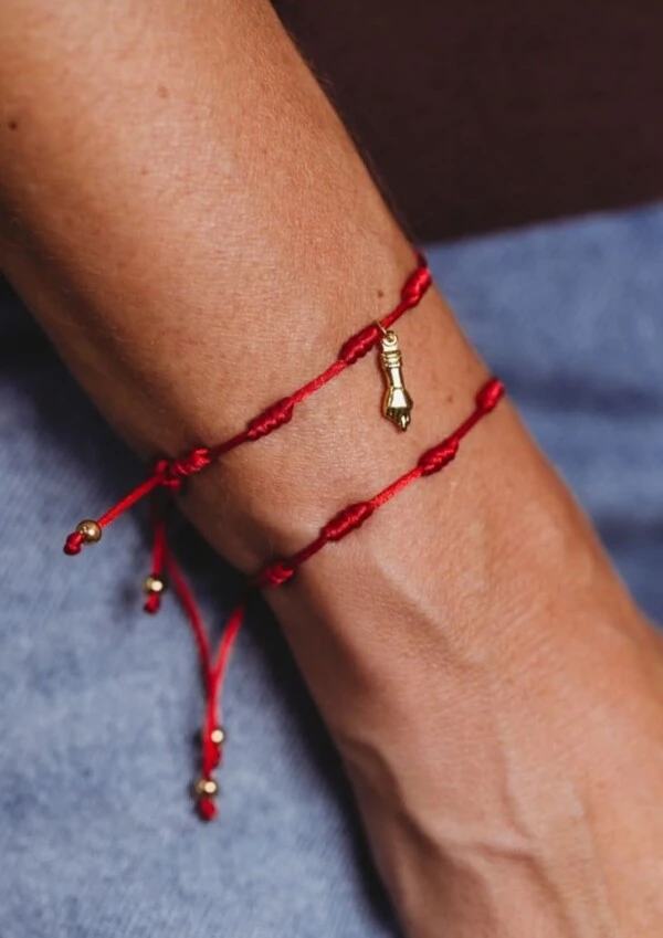 Pulseira Vermelha Sete Nós Hand