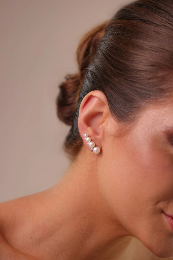 EarCuff Soho Pérolas Moissanite