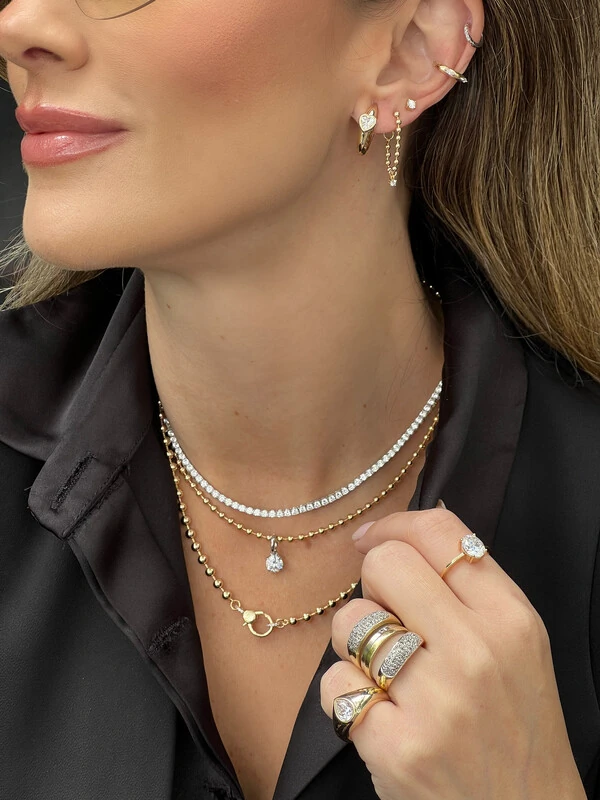 Pingente Solitário Moissanite