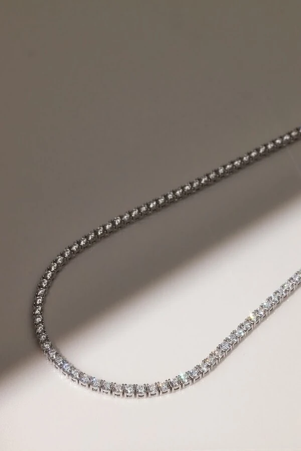 Colar Riviera Moissanite